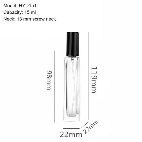 15 ml Square & rectangular — YM-0379