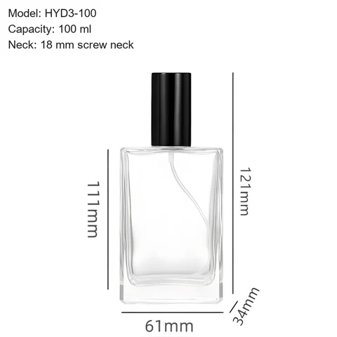 100 ml Square & rectangular — YM-0386