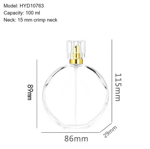 100 ml Oval & curved — YM-0453