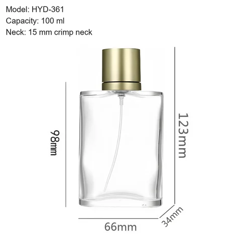 100 ml Square & rectangular — YM-0534