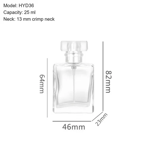 25 ml Square & rectangular — YM-0536
