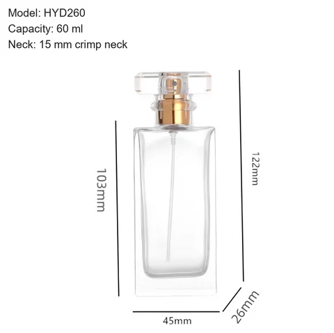60 ml Square & rectangular — YM-0580
