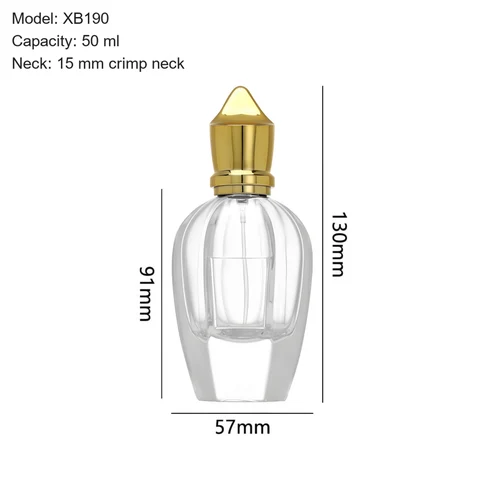 50 ml Oval & curved — YM-0664