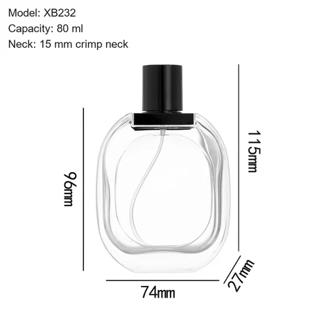 80 ml Oval & curved — YM-0697