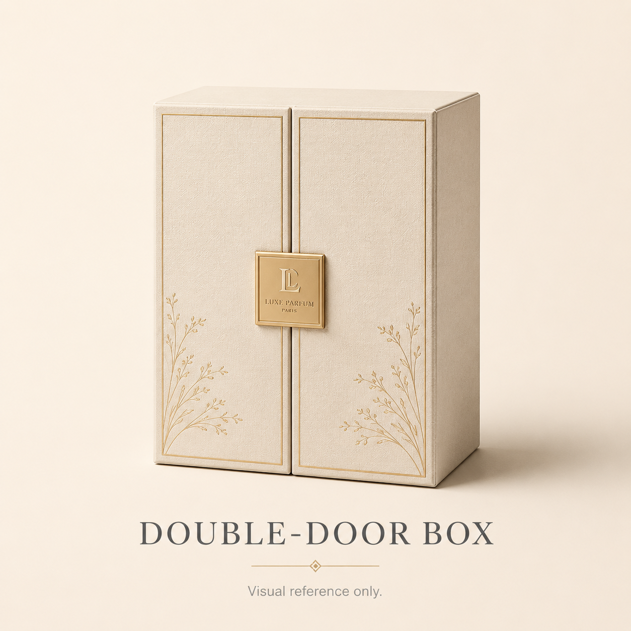 Double-Door Box packaging visual reference