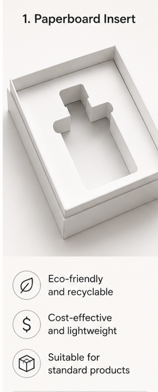 Paperboard Insert packaging visual reference