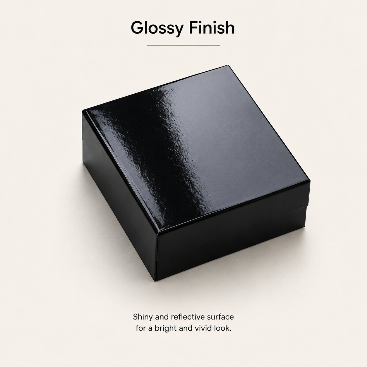 Glossy Finish packaging visual reference